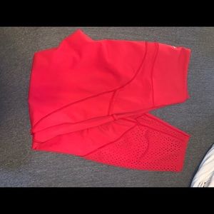 Zyia red chill leggings EUC